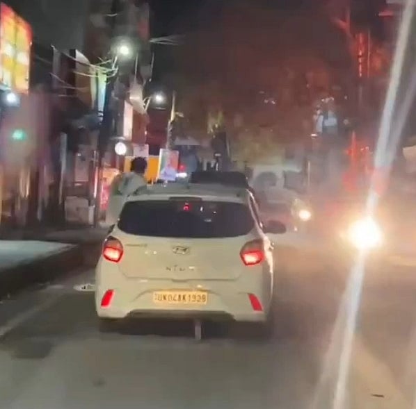 X/@UttarakhandGo : The incident took place on the Mukhani road of Haldwani on Tuesday night.

